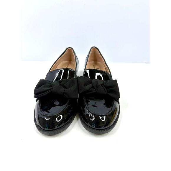 Bandolino Women's Lindio Bow Slip-On Tailored Loafers Black Size 5.5M NWT/Box - Picture 1 of 6